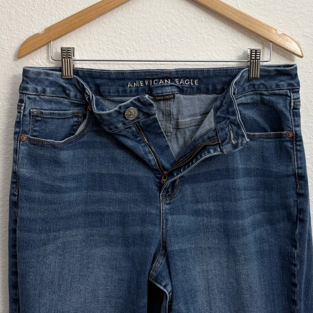 American Eagle Outfitters Curvy Skinny Kick Jeans - Blue - Picture 7 of 11